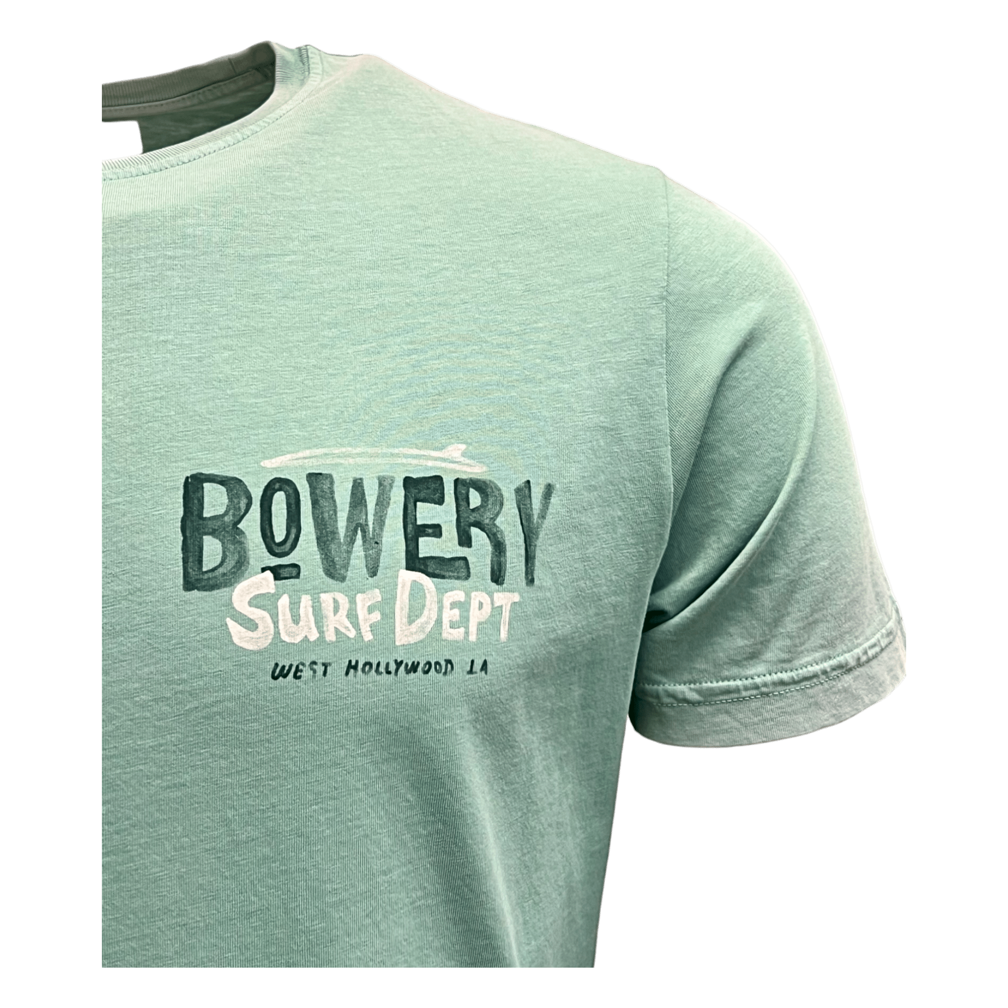 UNIT Hamburg - Bowery NYC, Bowery Surf Soft Jersey, T-Shirt, hellgrün - Bowery NYC