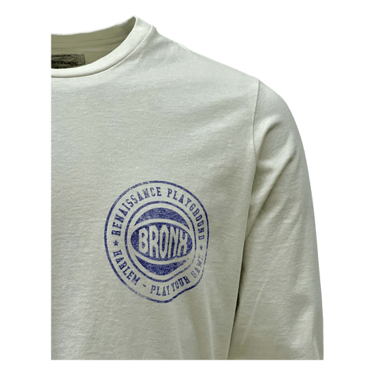 Bowery NYC, Bronx Long Sleeve T-Shirt, ecru - UNIT Hamburg