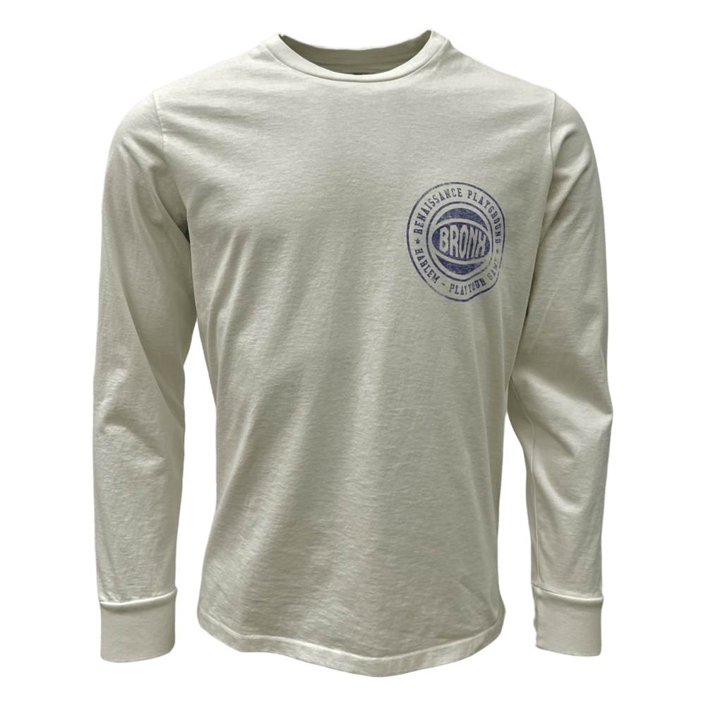 Bowery NYC, Bronx Long Sleeve T-Shirt, ecru - UNIT Hamburg