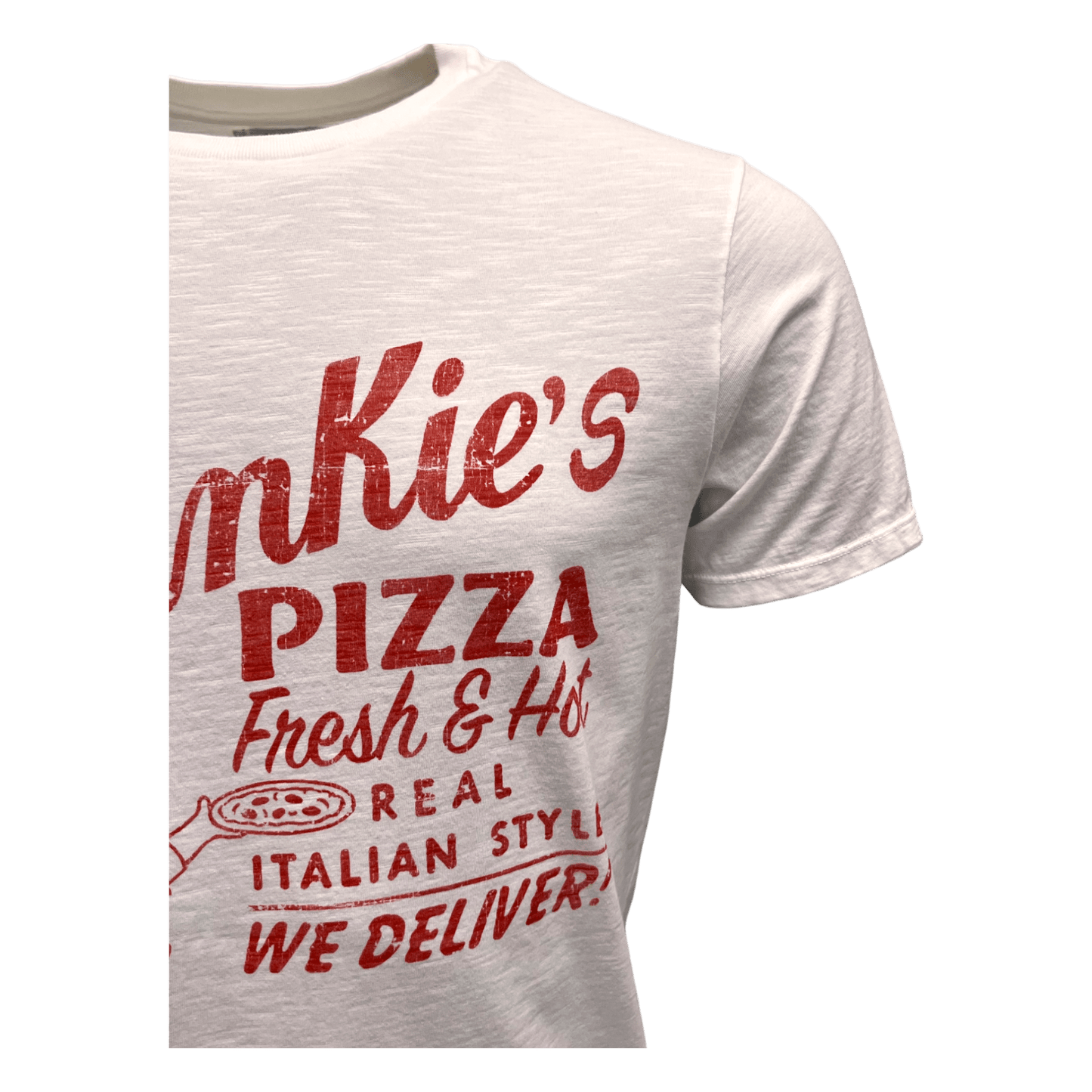 UNIT Hamburg - Bowery NYC, Frankie s Pizza Slub Jersey T-Shirt, weiß - Bowery NYC