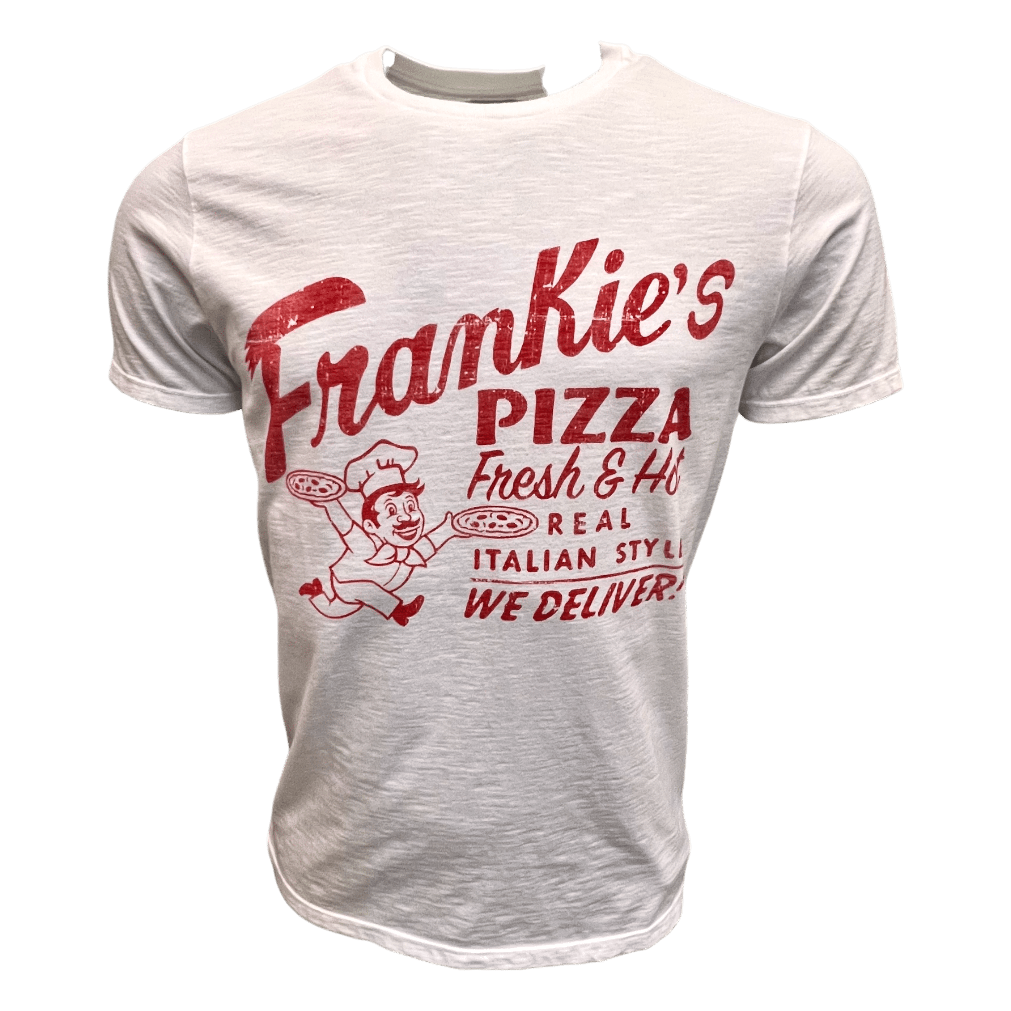 UNIT Hamburg - Bowery NYC, Frankie s Pizza Slub Jersey T-Shirt, weiß - Bowery NYC