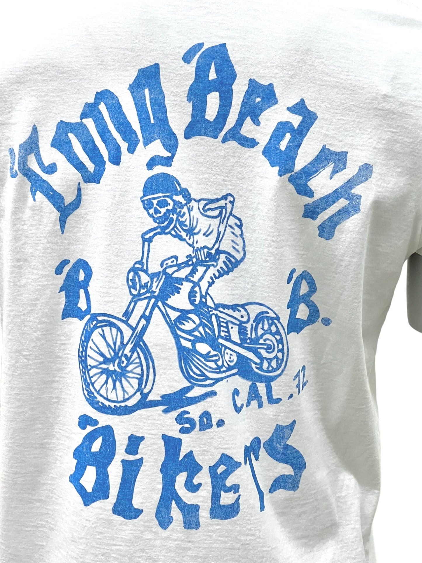 Bowery NYC, Long Beach Riders, Vintage Jersey, T-Shirt, weiß - UNIT Hamburg