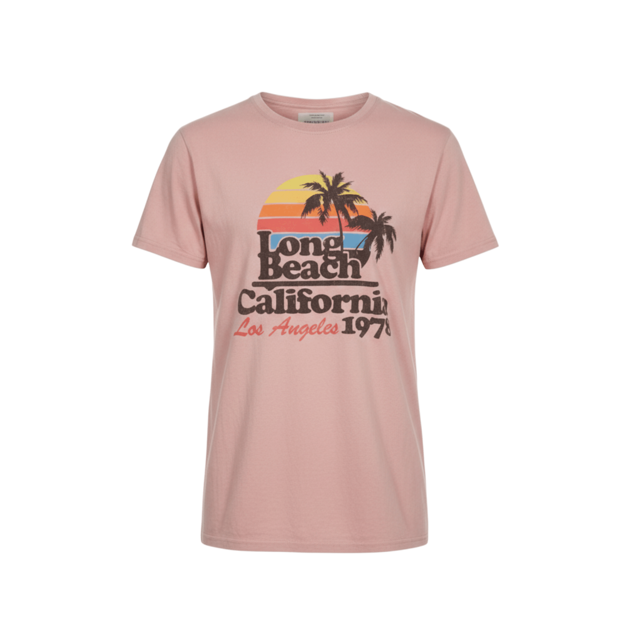 UNIT Hamburg - Bowery NYC, Long Beach, Soft Jersey, T‑Shirt, Vintage Pink - Bowery NYC