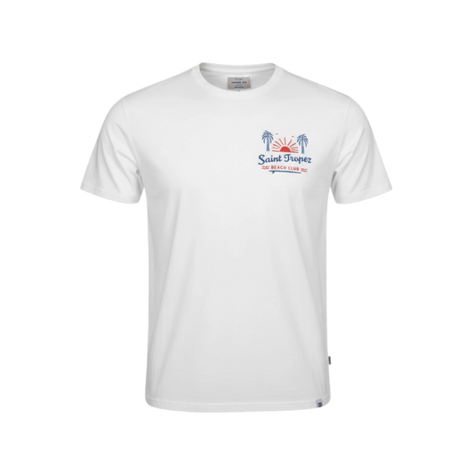 UNIT Hamburg - Bowery NYC, Saint Tropez Vintage Jersey T‑Shirt, weiß - Bowery NYC