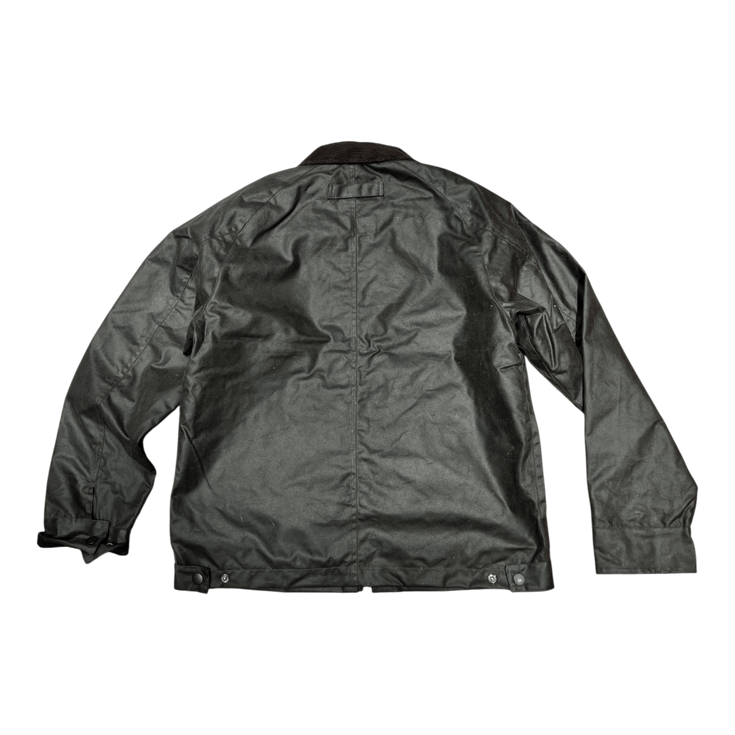 UNIT Hamburg - Brixtol Carter Waxed Jacket Dunkelbraun, mit braunen Cordkragen - Brixtol Textiles