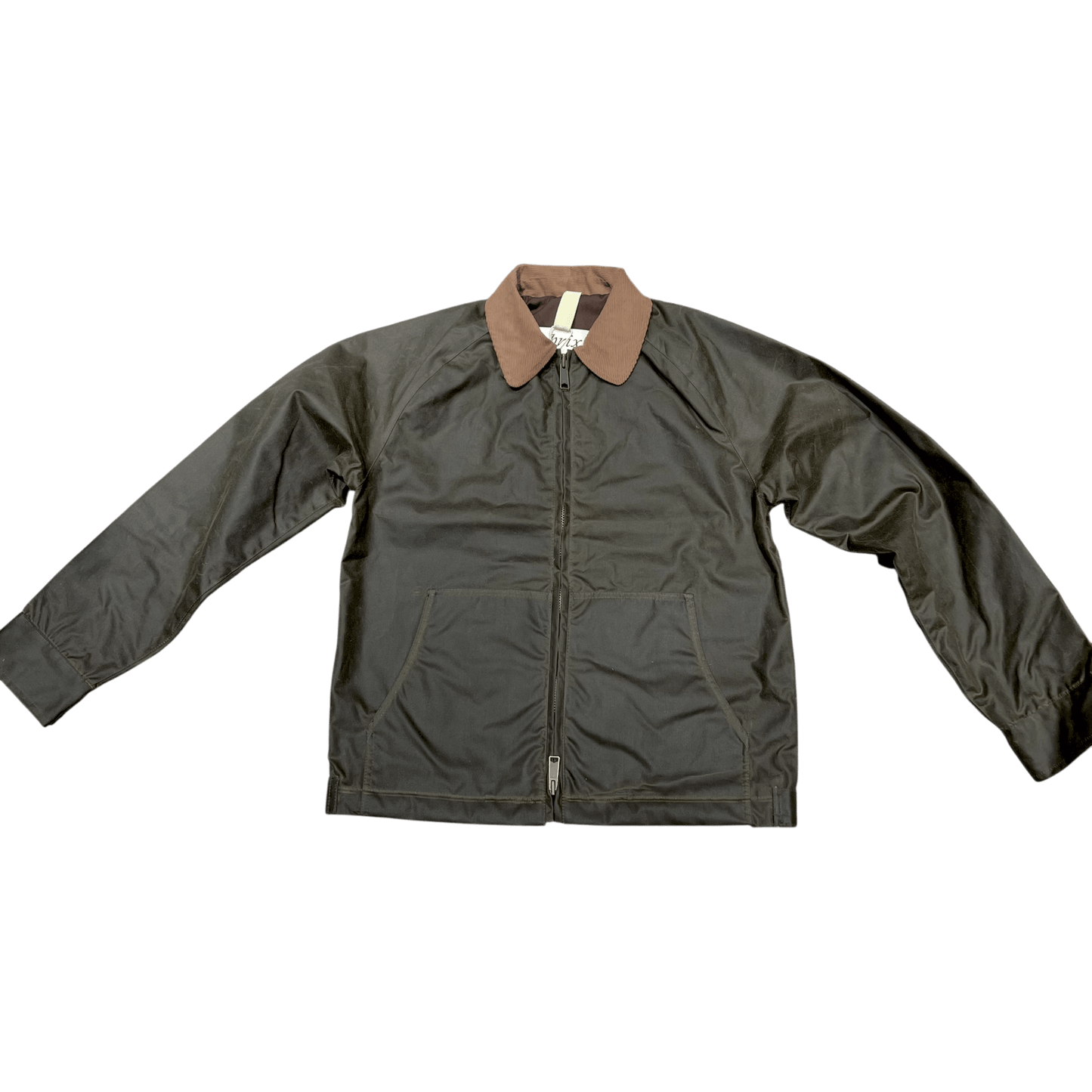 UNIT Hamburg - Brixtol Carter Waxed Jacket, Oliv mit hellem Kragen - Brixtol Textiles