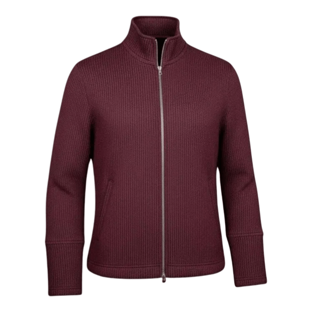 UNIT Hamburg - Brixtol Textiles, Seven, Strickjacke, burgund - Brixtol Textiles