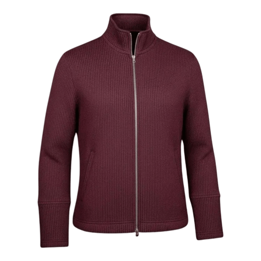 UNIT Hamburg - Brixtol Textiles, Seven, Strickjacke, burgund - Brixtol Textiles