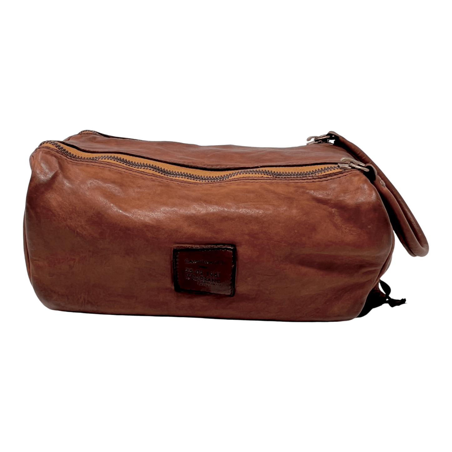 UNIT Hamburg - Campomaggi Beauty Bag – Leder - Kulturbeutel, cognac - Campomaggi