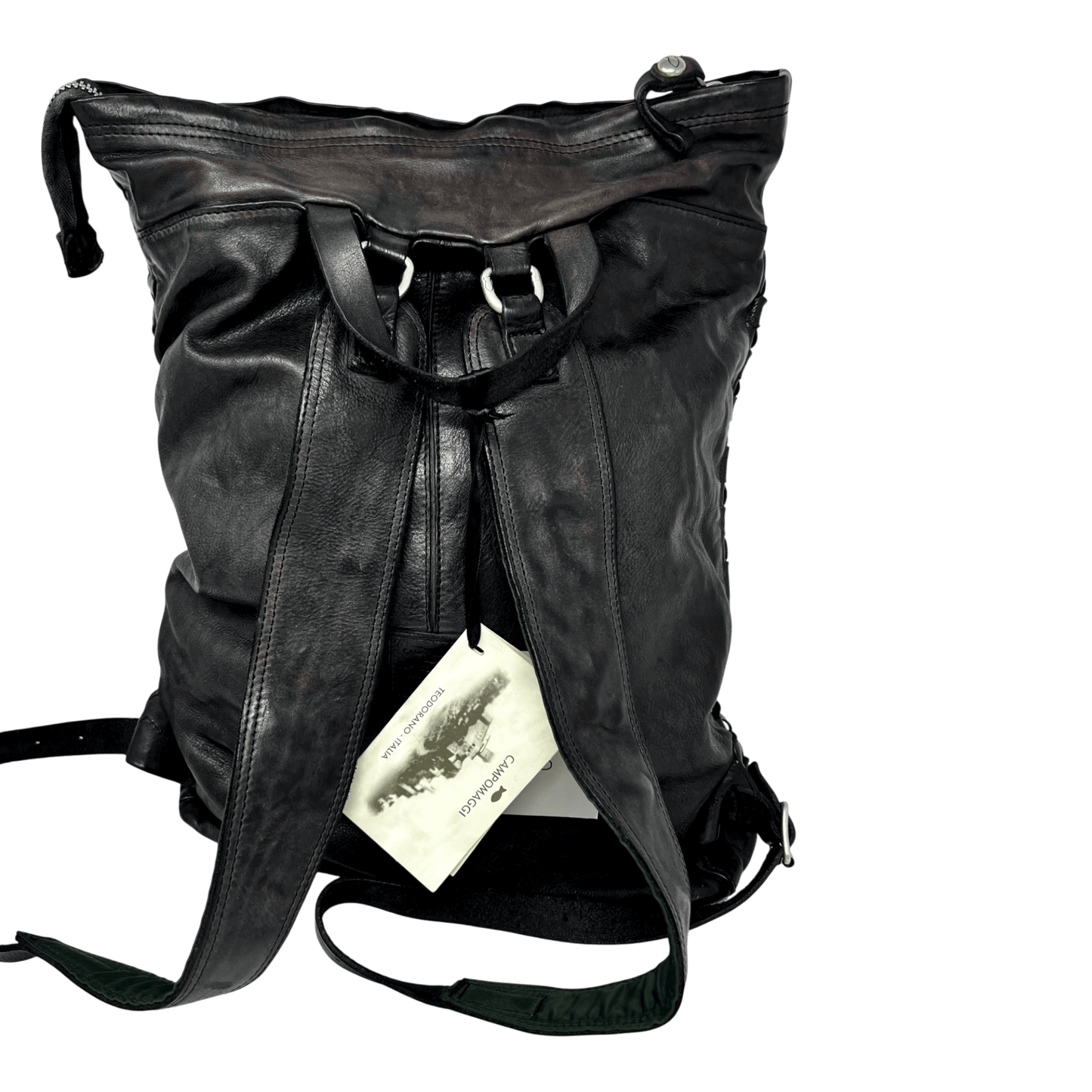 UNIT Hamburg - Campomaggi Leder - Rucksack geflochten – dunkelbraun - Campomaggi