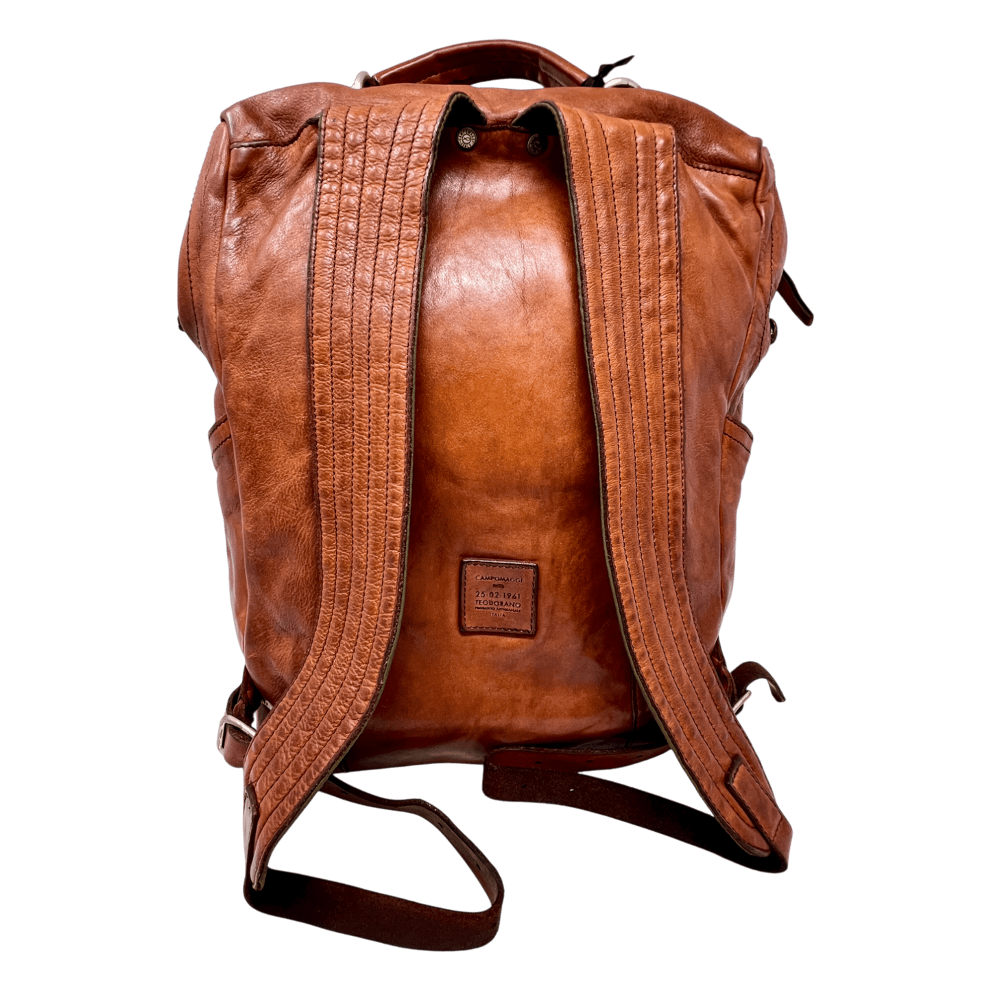 UNIT Hamburg - Campomaggi, Lederrucksack, Kalbsleder, braun - Campomaggi