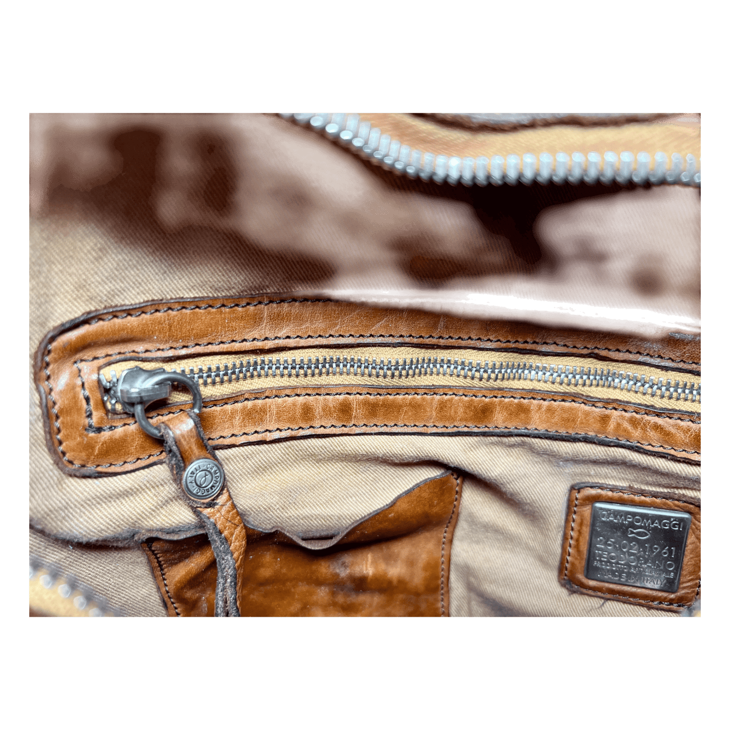 UNIT Hamburg - Campomaggi, Lederrucksack, Kalbsleder, braun - Campomaggi