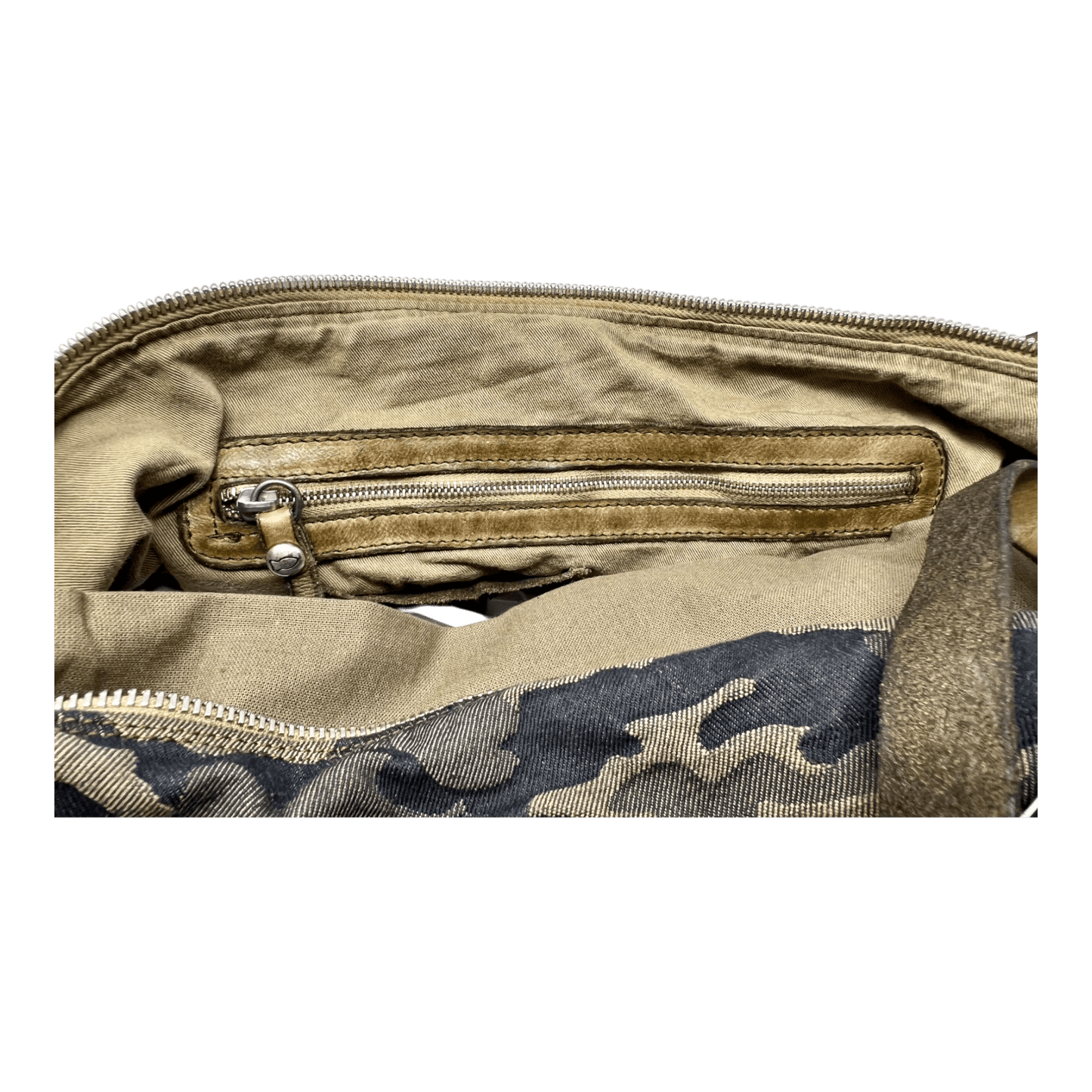 UNIT Hamburg - Campomaggi, Weekend Bag Camouflage, Baumwolle/leder schwarz oliv - Campomaggi