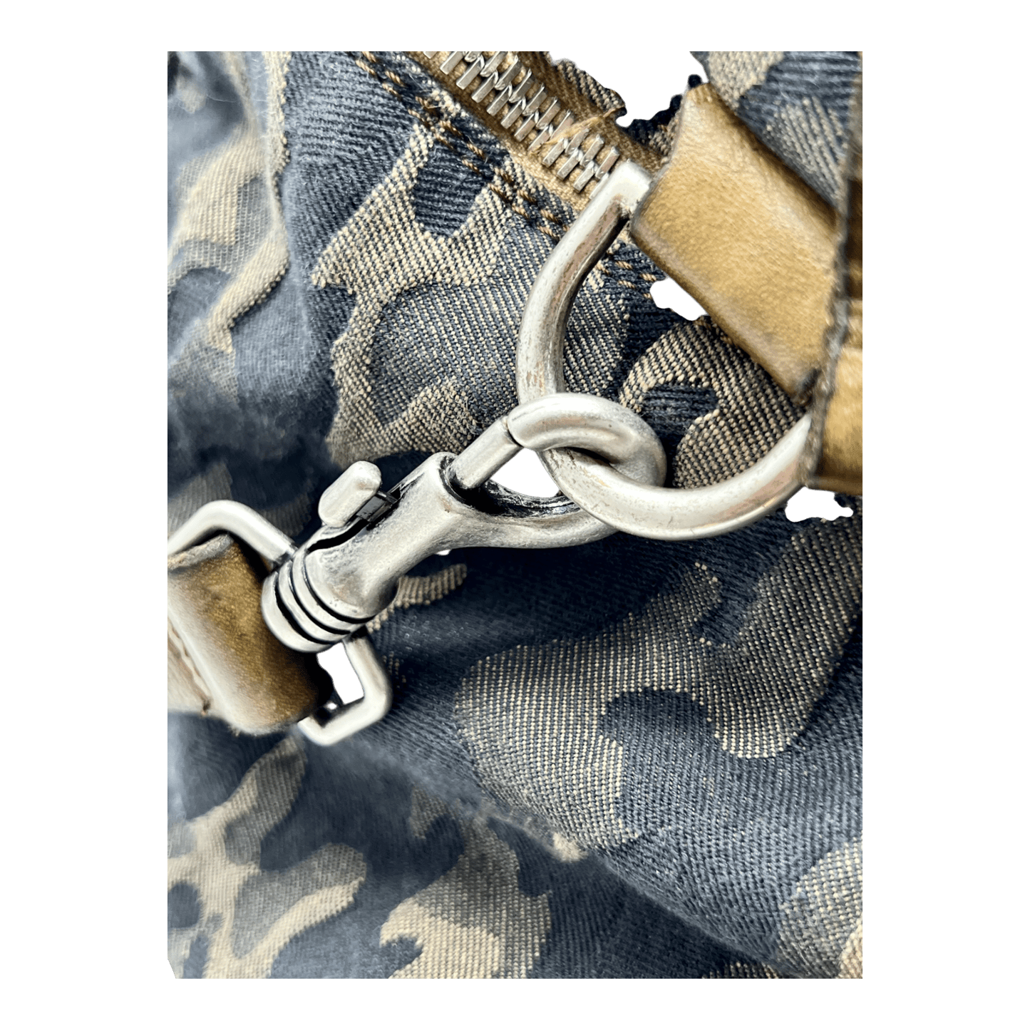 UNIT Hamburg - Campomaggi, Weekend Bag Camouflage, Baumwolle/leder schwarz oliv - Campomaggi