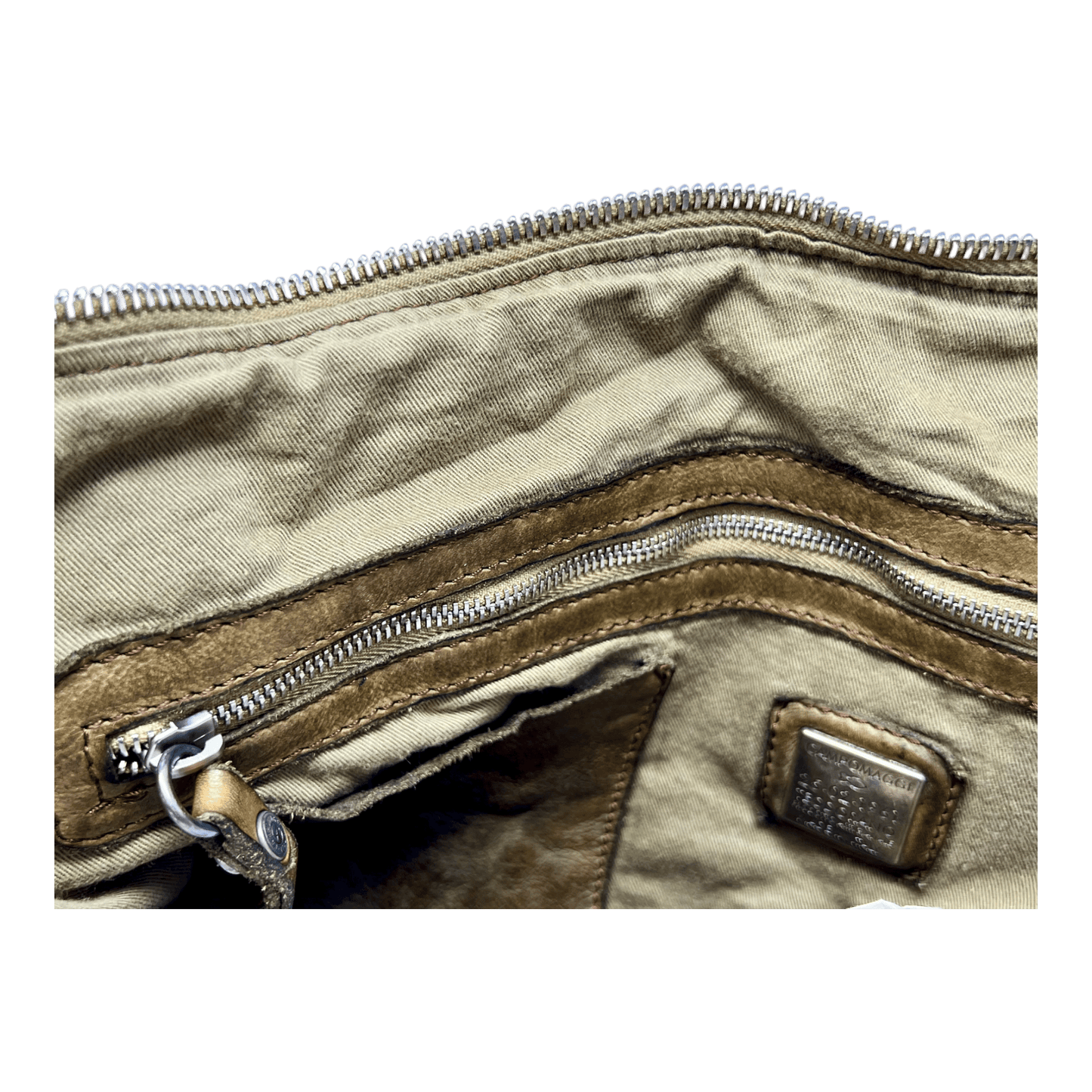UNIT Hamburg - Campomaggi, Weekend Bag Camouflage, Baumwolle/leder schwarz oliv - Campomaggi