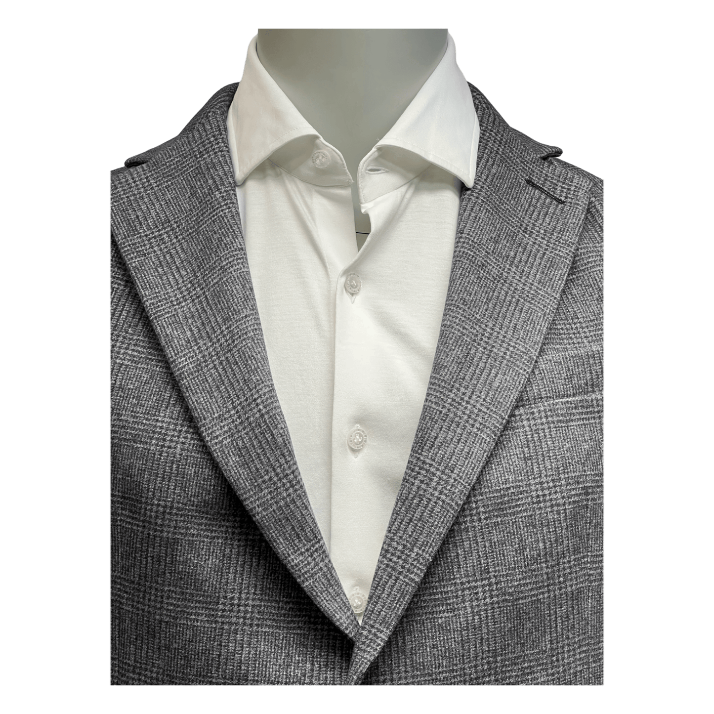 Circolo 1901, Glencheck Flanell Jersey, Blazer, grau - UNIT Hamburg