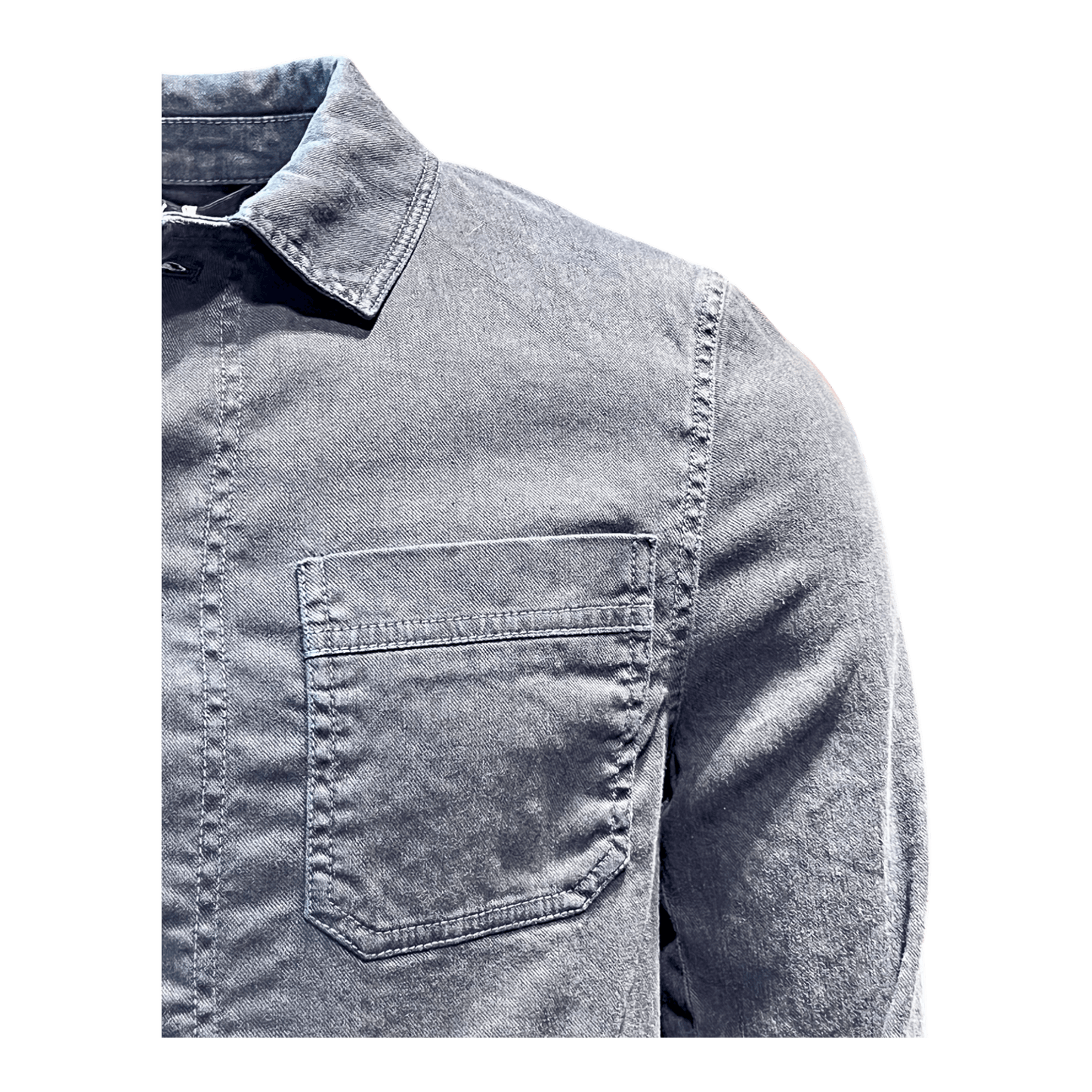 UNIT Hamburg - Circolo 1901, Overshirt Leinen mit Baumwolle, blau - Circolo 1901