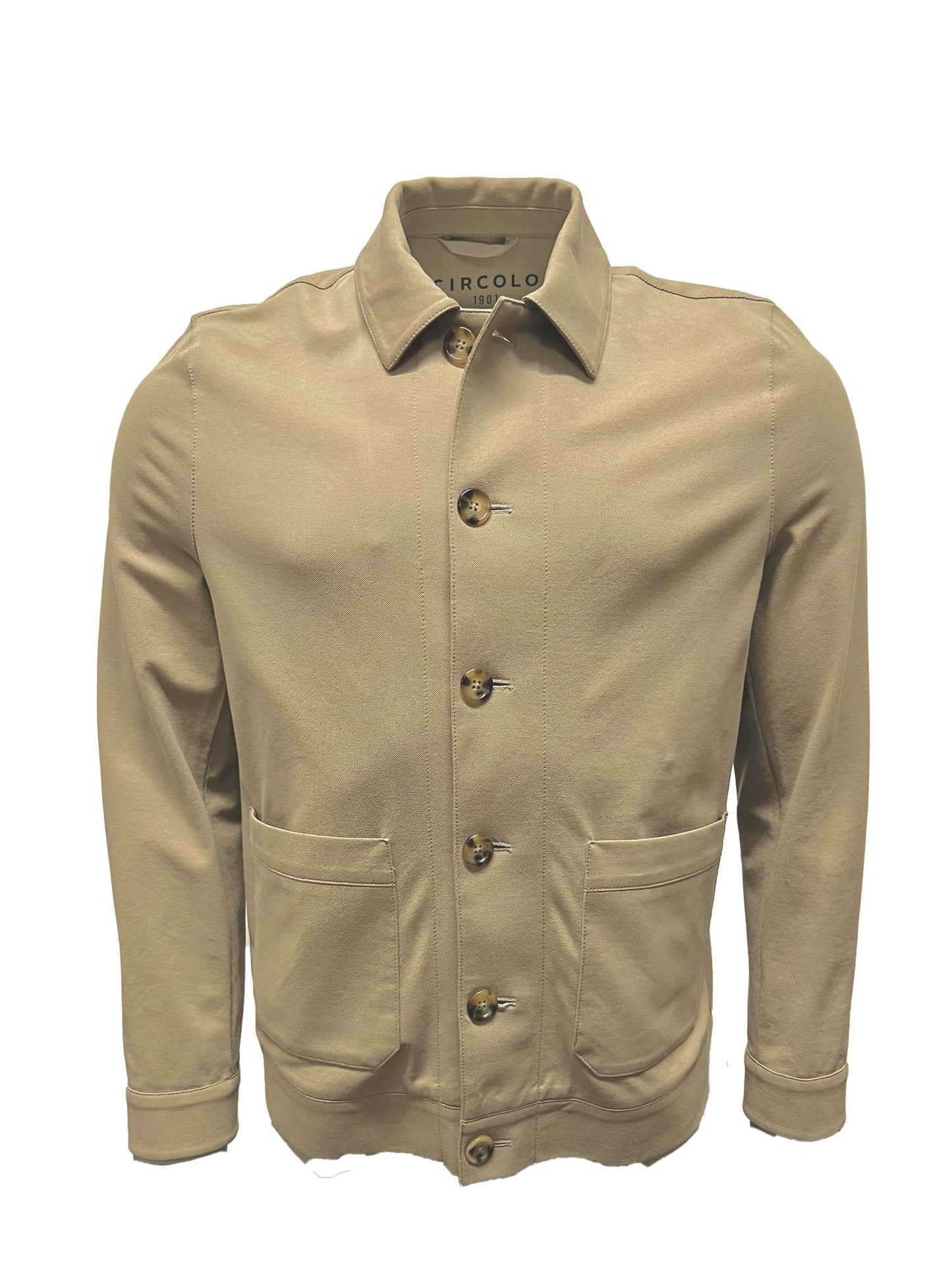 Circolo 1901, waschbares Piquet Work Jacket, sand - UNIT Hamburg