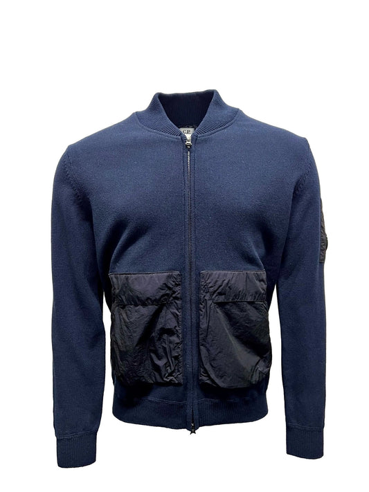 C.P. Company, CARDIGAN Jacke, Baumwolle, navy - UNIT Hamburg