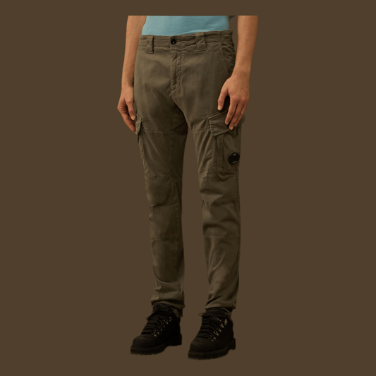 UNIT Hamburg - C.P. Company, Cargohose Stretch Satin, Gunmetal grau - C.P. Company