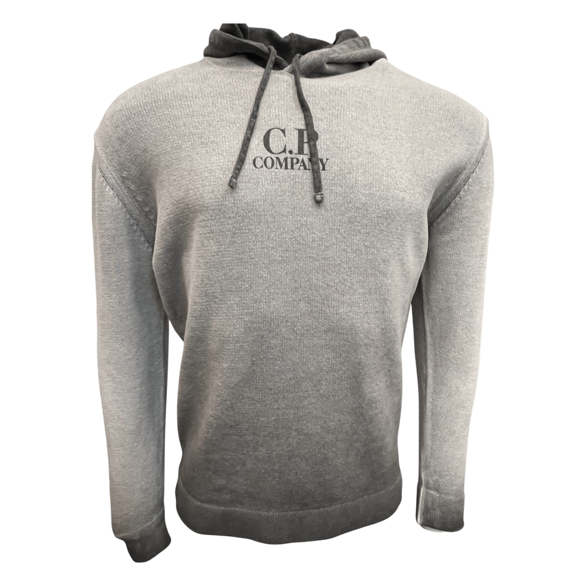 UNIT Hamburg - C.P. Company, Chenille Hoodie, handspray, grau schwarz - C.P. Company