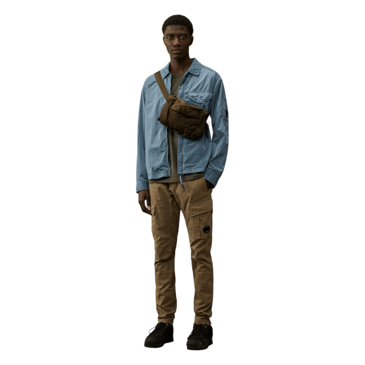 C.P. Company, Chrome - R, Overshirt, flint stone, bleu - UNIT Hamburg