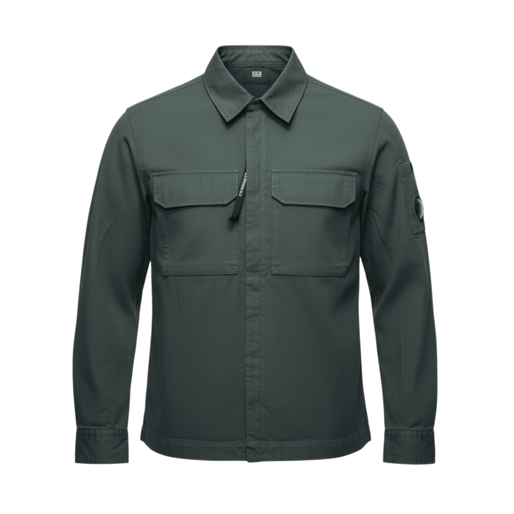 UNIT Hamburg - C.P. Company, Chrome‑R Overshirt, Gunmetal grau - C.P. Company