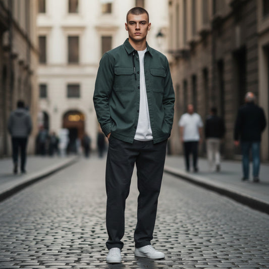 UNIT Hamburg - C.P. Company, Chrome‑R Overshirt, Gunmetal grau - C.P. Company