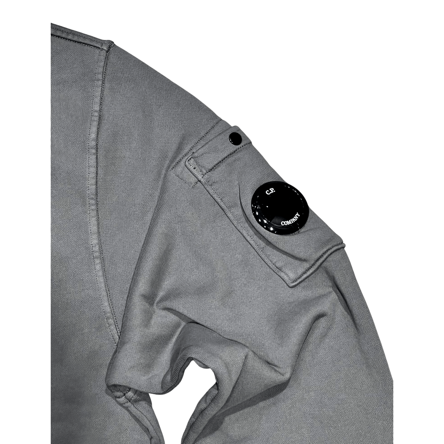 UNIT Hamburg - C.P. Company Diagonal Crew Neck – Dyed Sweat, grau - C.P. Company