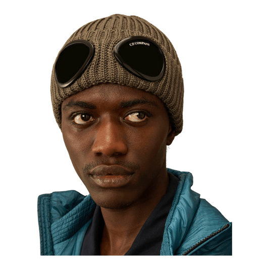 UNIT Hamburg - C.P. Company Goggle Beanie – walnuss, schlamm | UNIT Hamburg - C.P. Company