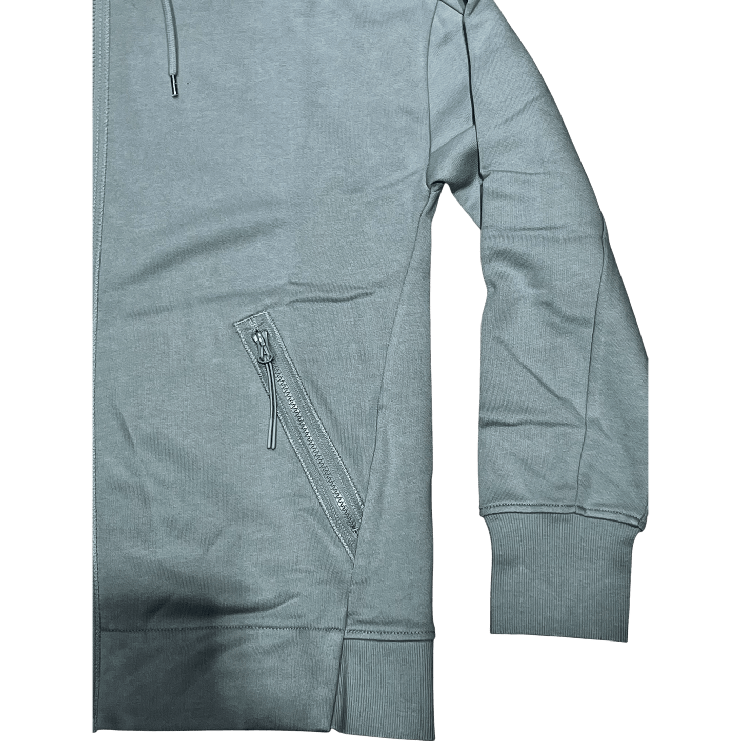 UNIT Hamburg - C.P. Company Goggle Jacket – Diagonal Fleece silver blue - C.P. Company