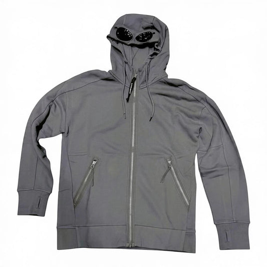 C.P. Company Goggle Jacket Fleece – Kapuzensweat - grau