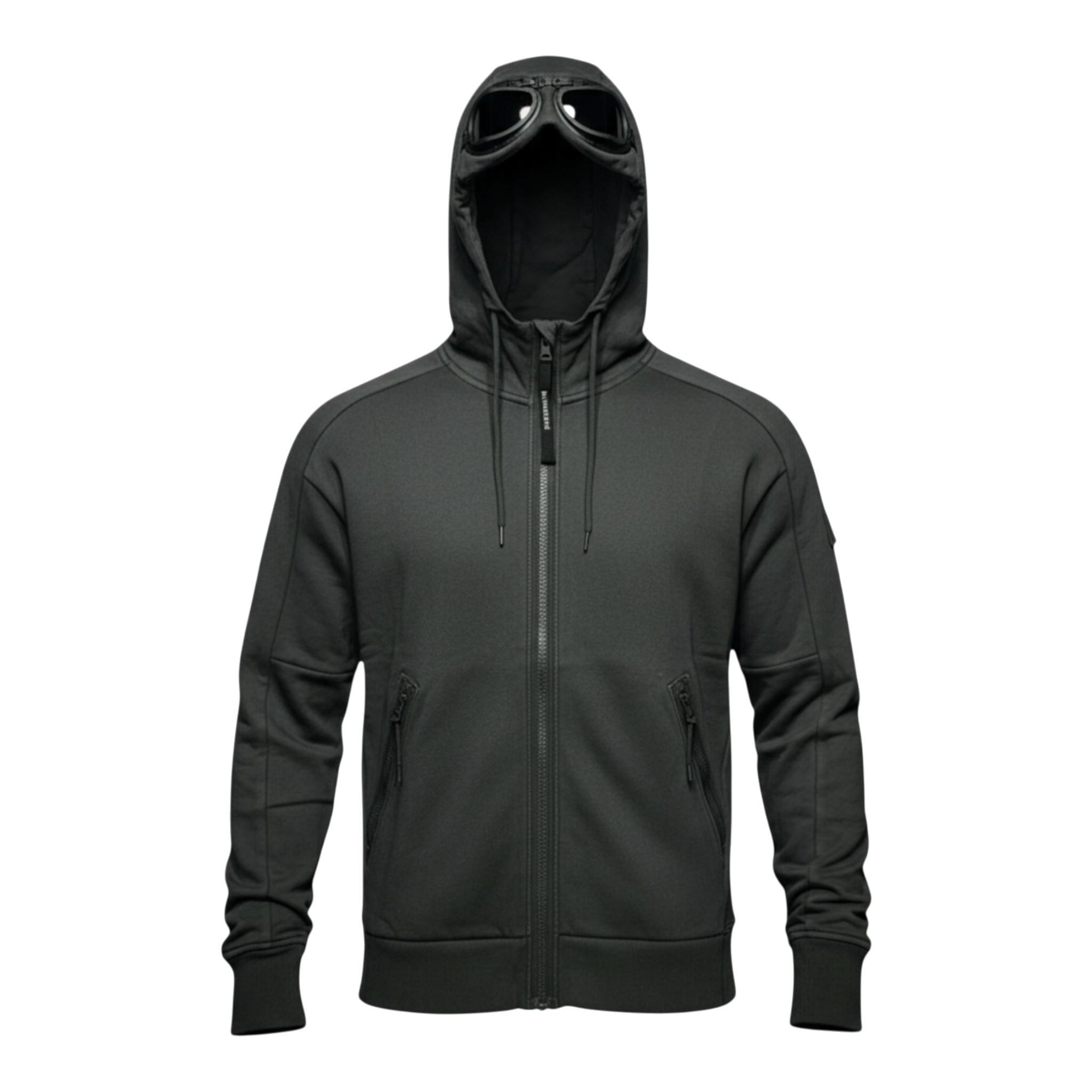 UNIT Hamburg - C.P. Company Goggle Jacket Fleece – Kapuzensweat - grau - C.P. Company