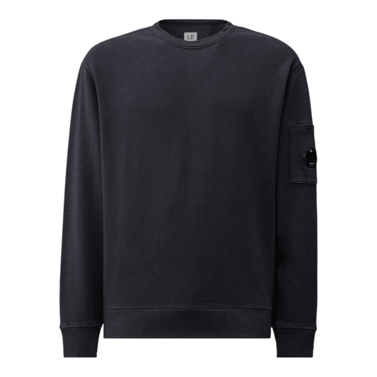 UNIT Hamburg - C.P. Company, Malfilè Fleece, Crew Neck, Midnight Navy - C.P. Company