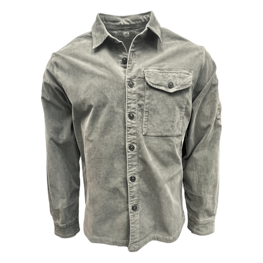 UNIT Hamburg - C.P. Company, OVERSHIRT CORDUROY, gunmetall - C.P. Company