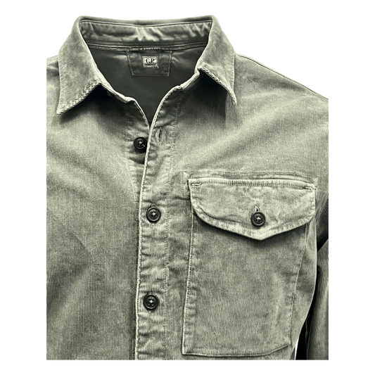 UNIT Hamburg - C.P. Company, OVERSHIRT CORDUROY, gunmetall - C.P. Company