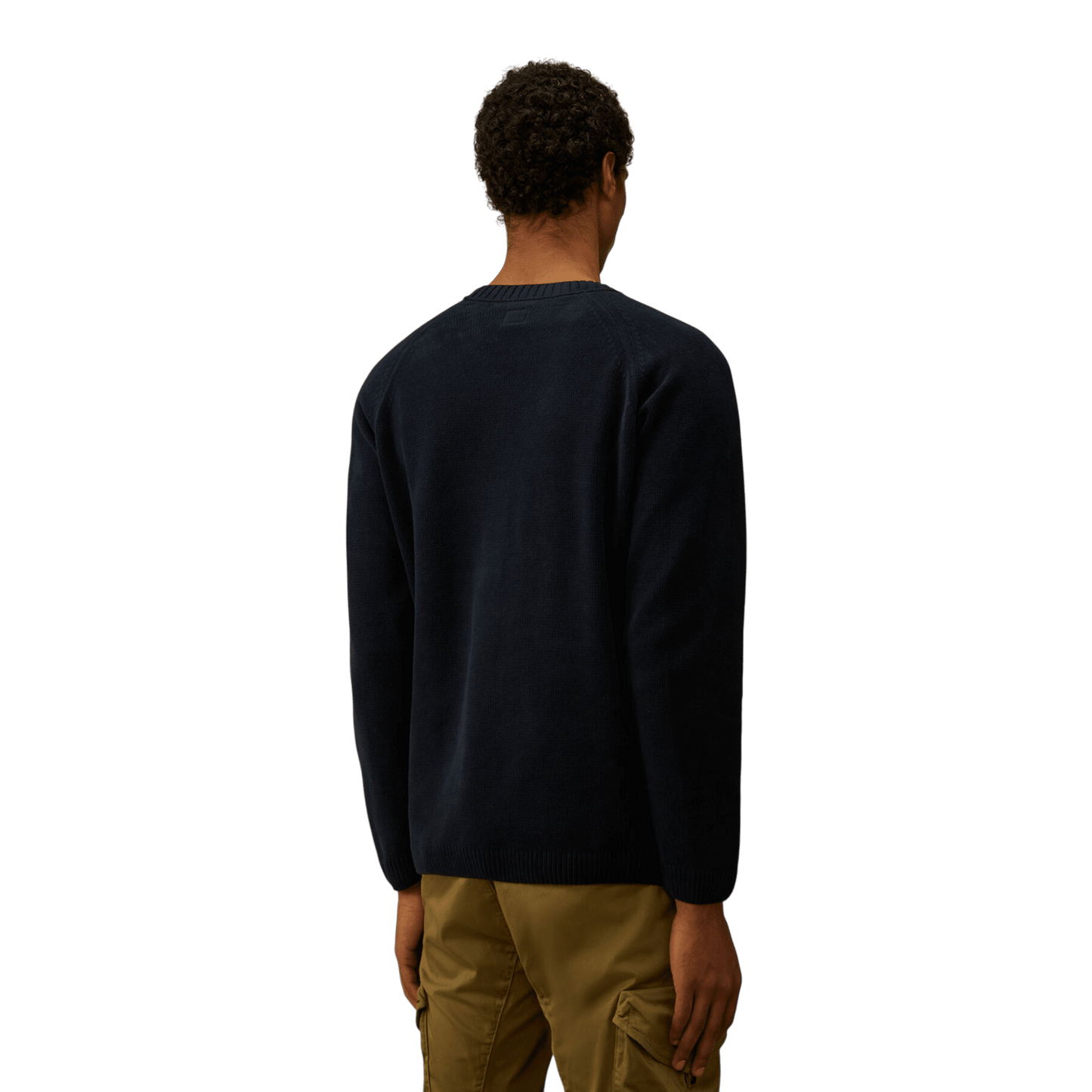 UNIT Hamburg - C.P. Company Pullover aus Baumwoll‑Chenille, midnight blu - C.P. Company