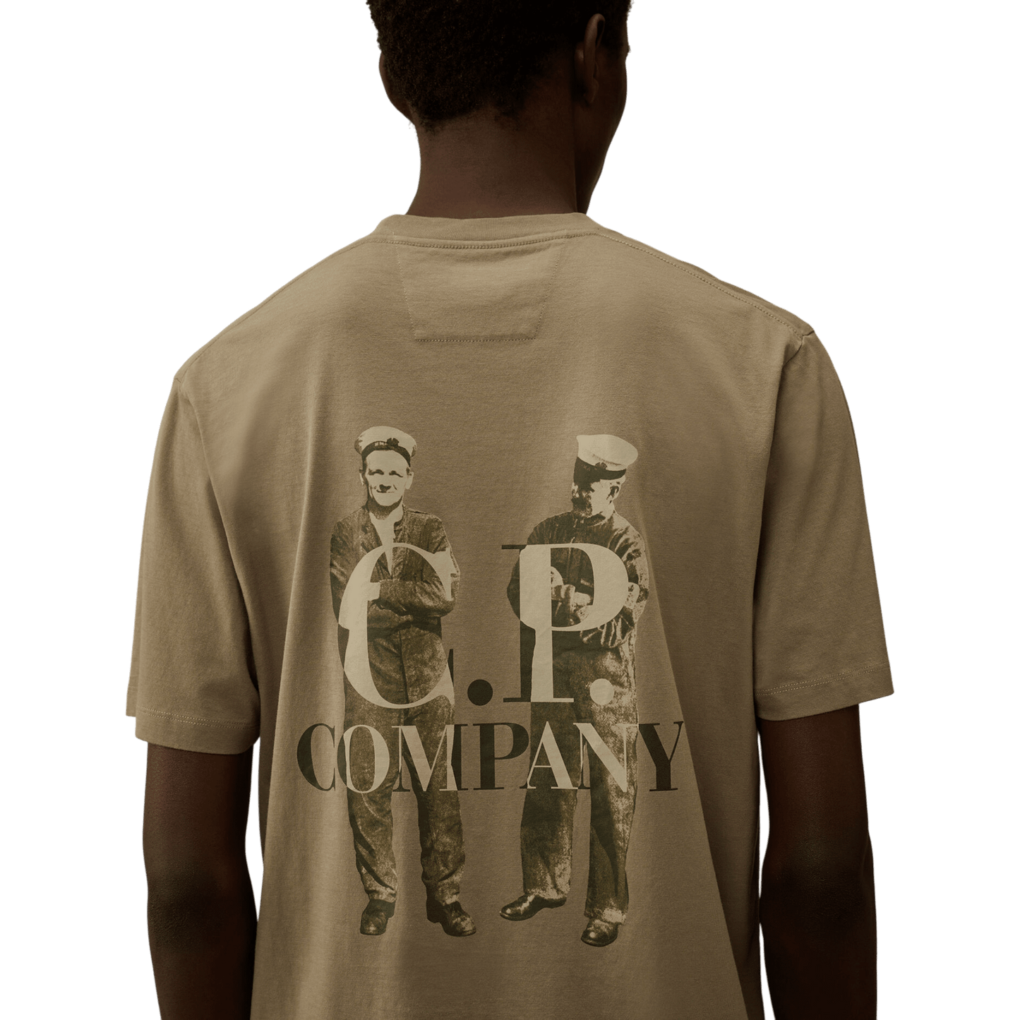 UNIT Hamburg - C.P. Company T‑Shirt 30/1 Jersey British Sailor, fallen rock, beige - C.P. Company