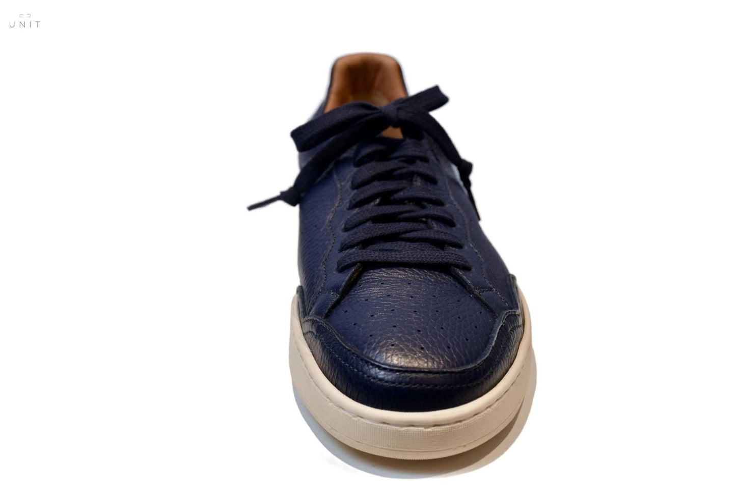 Elia Maurizi 1177 Sneaker aus Hirschleder Navy/White - UNIT Hamburg