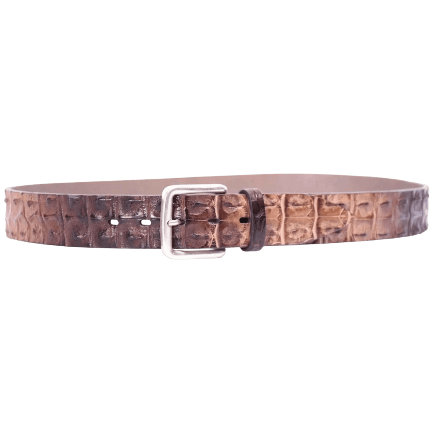 UNIT Hamburg - Fausto Colato, Krokorücken Camouflage Gürtel, cognac - Fausto Colato