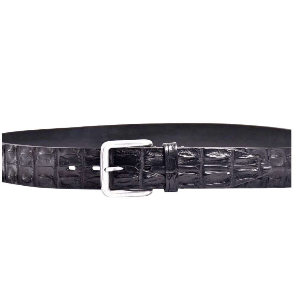 UNIT Hamburg - Fausto Colato, Krokorückenmitte Gürtel, schwarz - Fausto Colato