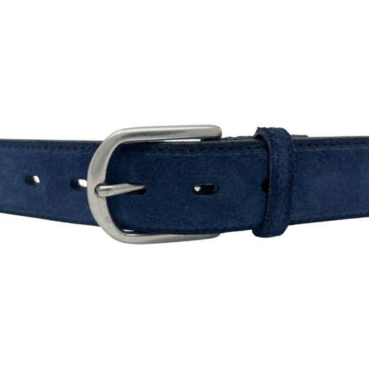 UNIT Hamburg - Fausto Colato, Velours Gürtel – gewaschen, navy - Fausto Colato