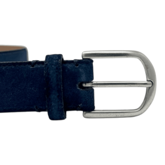 UNIT Hamburg - Fausto Colato, Velours Gürtel – gewaschen, navy - Fausto Colato