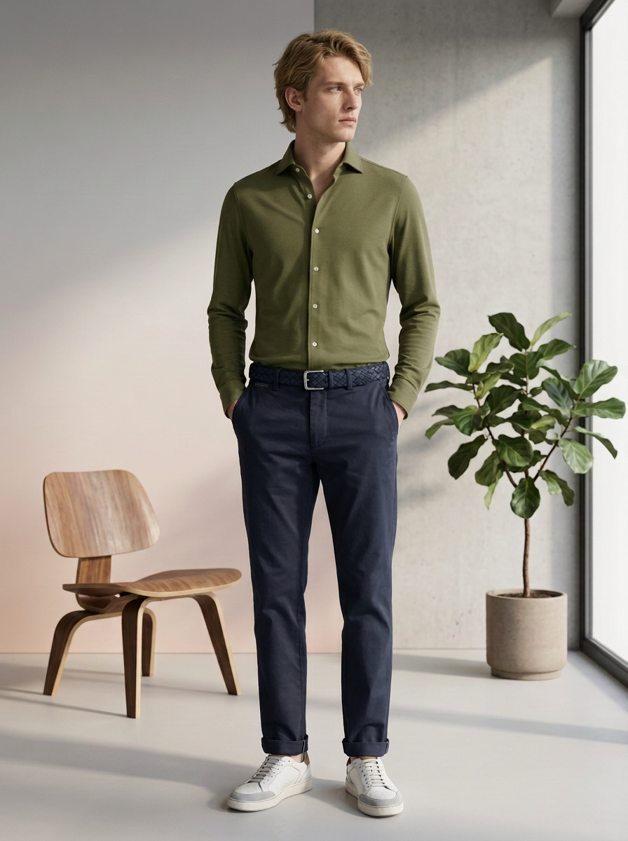 Sonrisa, Jerseyhemd, Military Green