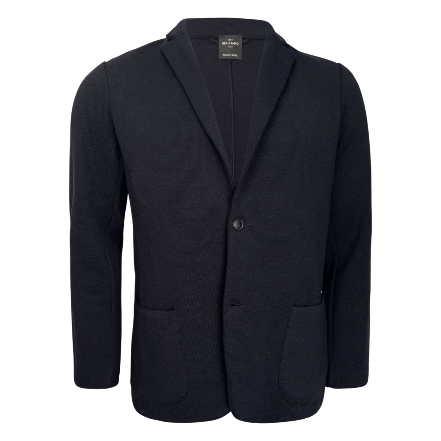 Gran Sasso, Athleisure Stricksakko/Strickjacke, schwarz - UNIT Hamburg