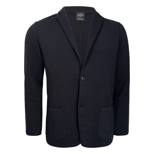 Gran Sasso, Athleisure Stricksakko/Strickjacke, schwarz - UNIT Hamburg