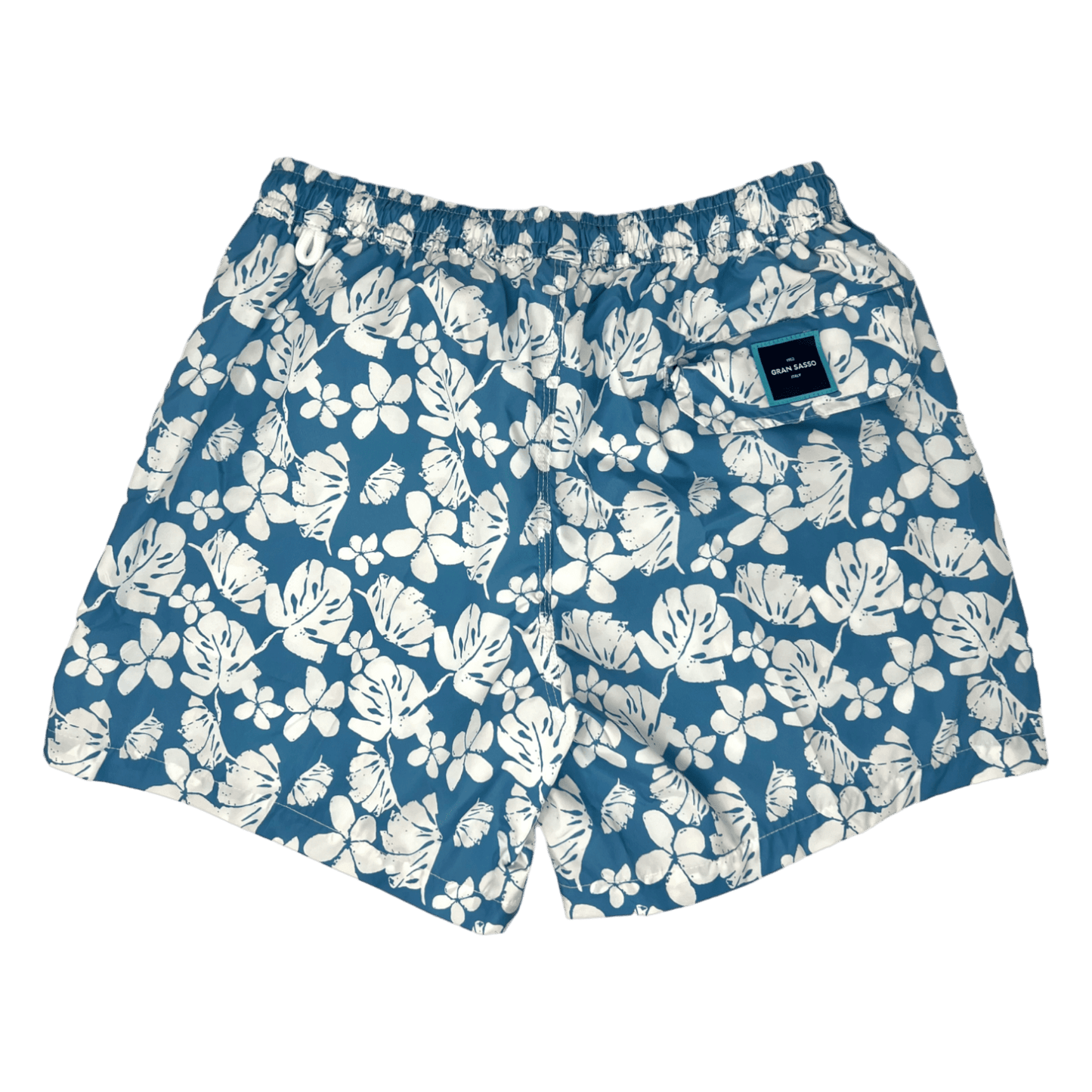 Gran Sasso, Beach Wear Blume, denim - UNIT Hamburg