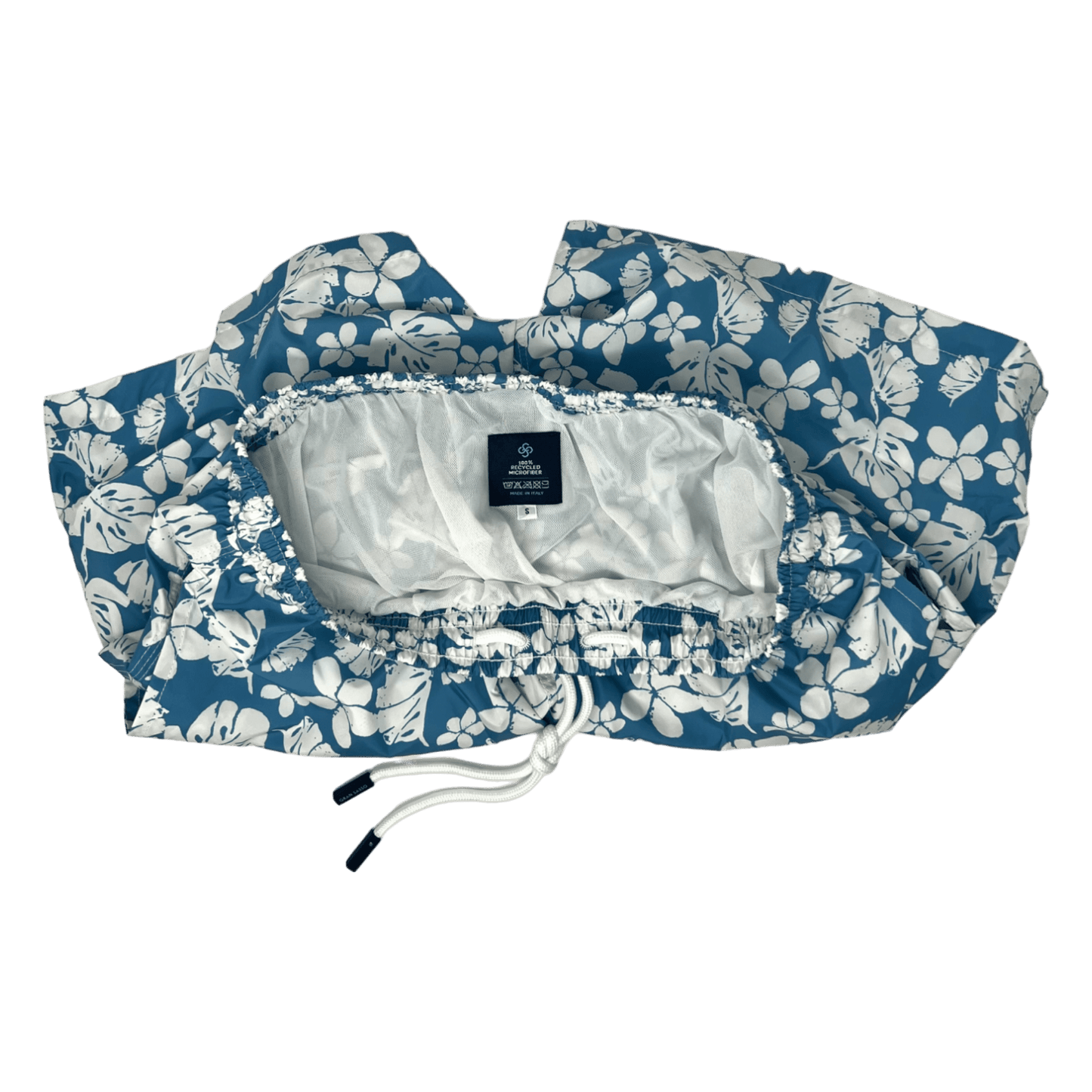 Gran Sasso, Beach Wear Blume, denim - UNIT Hamburg