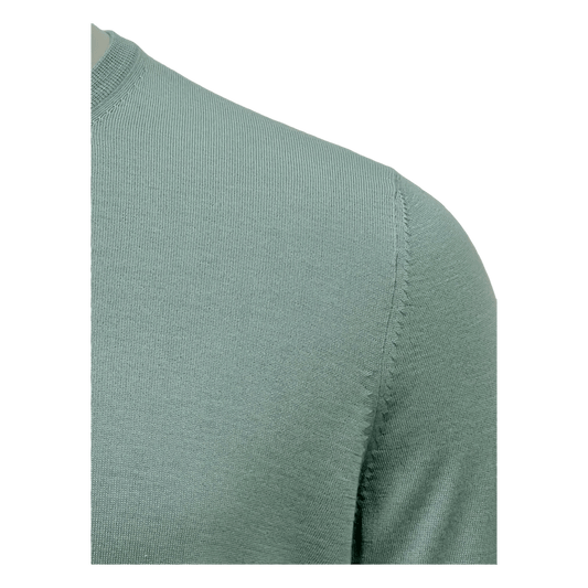 Gran Sasso, Cashmere/Silk Rundhals, salbei - UNIT Hamburg