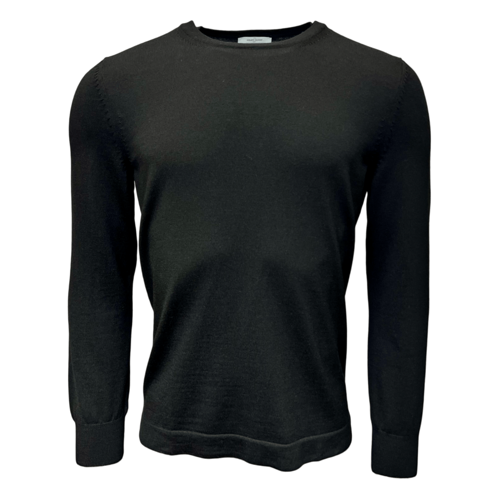 Gran Sasso, easy Care, Athleisure, Rundhals, schwarz - UNIT Hamburg